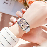 华为手表WATCH FIT 智能运动女士款2代蓝牙通话成人心率睡眠血氧健康生理周期 【时尚款-月光白】米兰尼斯表带+时尚表盘