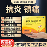 丰原 来比新 双氯芬酸钠贴片4片 抗炎镇痛膏药贴缓解肌肉软组织痛风湿关节疼痛扭伤拉伤贴膏药 1盒装】