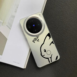 诺康士【壳膜套装】VIVOX300Pro手机壳 新款镀银镭射X200SPro镜头保护套创意皮卡新款全包个性简约可爱情 彩银镭射-白色【简笔皮卡】收藏关注贈全屏膜+挂绳 X300