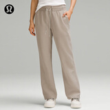 lululemon丨Loungeful 女士休闲直筒长裤 LW5EO5A 河石色 S