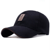 圣丹美冬帽子男夏天棒球帽休闲韩版鸭舌帽潮防晒遮阳帽百搭女太阳帽秋冬季 黑色咖边 均码 55-60CM