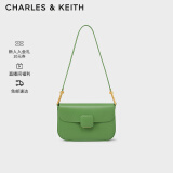 CHARLES&KEITH方扣KOA小方包单肩包包女包女士生日礼物CK2-20270818 Green绿色 M