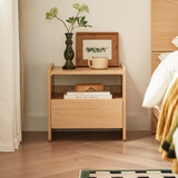 林氏家居原林氏木业北欧床头柜收纳储物小型床边柜简约网红迷你主卧室NP1B 【原木色】UE1B-A床头柜*1