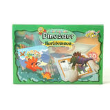 微瑕商品 介意慎拍3D着色-恐龙素描本（草食类） 3D Coloring - Dinosaur SketchBook (Herbivorous)进口原版 英文