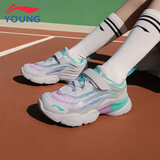 李宁（LI-NING）李宁童鞋儿童运动鞋男女大童夏款极光系列休闲鞋35YKCQ274-92