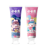 小白兔儿童牙膏2-6-12岁乳牙换牙期防蛀防龋齿草莓蓝药蜜桃柠檬 蓝莓+水蜜桃（含氟）