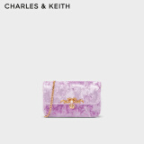 CHARLES&KEITH巴洛克金属链条单肩小方包婚包包女包女士生日礼物CK2-70681053 Lilac浅紫色 S