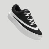 EQLZ义阔FAULT24男款小白鞋情侣黑色2025秋冬新款复古板鞋女耐磨舒适 渡鸦 44