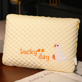 物枕居午睡枕趴睡枕男生款小号枕头午休便携女生睡觉神器办公室靠垫抱枕 大鹅(一面冰丝，一面水晶绒) 30*24厘米记忆棉小枕头