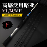上水渔元路亚竿单杆F2.1米枪柄ML/M/MH调三稍高碳远投泛用竿高感度鱼竿