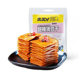 久久丫甜辣薄豆干200g豆腐干素食办公室休闲卤味小零食开袋即食独立包装