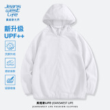 JEANSWEST LIFE真维斯防晒衣男士夏季冰丝透气钓鱼皮肤衣轻薄款防晒服休闲外套男