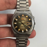 东方手表二手老日本等全自动机械表原装已洗油保养走时良好怀旧 老双獅3星棕面35毫米表径