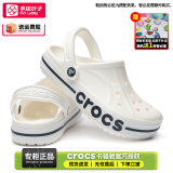 卡骆驰（crocs）洞洞鞋男鞋女鞋 25夏季新款运动鞋平底沙滩鞋透气情侣凉鞋拖鞋子 贝雅卡骆班-白色 41-42 (260mm)