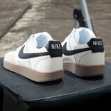 耐克（NIKE）男鞋板鞋 2025新款夏季时尚运动鞋舒适耐磨低帮运动休闲鞋滑板鞋 COURT VISION/白棕 热销主推 44