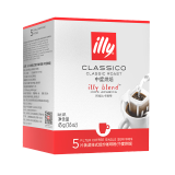 ILLY意利（illy）挂耳咖啡（中度烘焙）滤挂式焙炒咖啡粉45g/5片