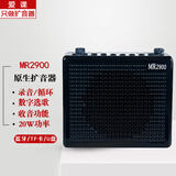 爱课爱课MR2900扩音器扩音机蓝牙小蜜蜂教学唱戏便携音响音箱娱乐晨练多功能带录音收音插卡 MR2900黑色(不带遥控器)