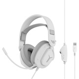 联想（Lenovo）拯救者有线电竞耳机R360 7.1环绕升级音效50mm游戏大单元头戴式游戏耳机 适配三角洲行动吃鸡 白色
