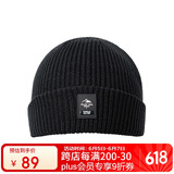 探路者（TOREAD）帽子24秋冬男女通用防风保暖弹力针织帽户外帽TELLCM90744黑色