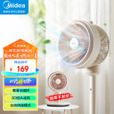 美的（Midea）空气循环扇 电风扇家用落地扇立式节能风扇轻音低噪大风量转页扇卧室宿舍台式摇头小型电扇 台立两用【高度1050mm】GAH24QC