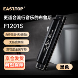 东方鼎（EAST TOP）EASTTOP 蓝调12孔FALA布鲁斯金属琴格口琴黑色F1201S