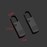 潘兰德拉链头替换万能拉链扣环行李箱衣服可拆卸拉头配件书包拉锁头把手 款B黑色 2个