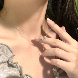 CATIFF999足银麦穗项链纯银925穗穗平安锁骨链2025新款送女友情人节礼物 S999材质「麦穗项链」