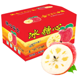 MIYUTAOYUAN正宗冰糖心苹果 红富士丑苹果 新鲜时令水果整箱礼盒 精品一级果75-90mm净重8.5-9斤