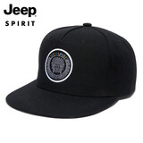 吉普（JEEP）帽子男士平檐棒球帽韩版潮流嘻哈鸭舌帽平沿户外旅游帽子 A0261