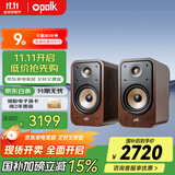 普乐之声（polk）【国家补贴】ES20 音响 家庭影院 hifi书架音箱 Hi-res高解析度无源音箱 木质2.0发烧音箱 樱桃木
