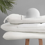 富安娜家纺 枕头芯护颈枕学生宿舍单人枕草本保健枕 决明子抗菌高枕 单只 (70*45*13cm) 均色