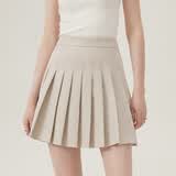 范思蓝恩懒人三件套 西装套装正装外套女职业通勤西服24FS11075 燕麦奶色半身裙 M