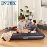 INTEX 充气床垫带枕头气垫床双人加大户外露营帐篷垫家用打地铺折叠床 大双人203*152*25CM 配家用电动充气泵