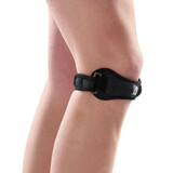 AQ护具髌骨加压带髌腱保护带男女篮球羽毛球运动护膝 5051黑色