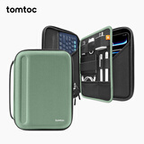 tomtoc iPad Pro收纳包11/12.9英寸平板电脑2024配件iPad包配件收纳键盘键盘Air6 13英寸B06 仙人掌绿|10.9-11英寸 大容量收纳 抗摔防泼水