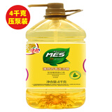 洁劲100金龙鱼推荐 MES薄荷百香洗洁精4kg （8斤）家庭装 易冲洗 无残留