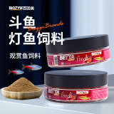 BIOZYM小型鱼饲料斗鱼鱼食专用灯科鱼红绿灯观赏鱼粮小颗粒通用