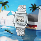 卡西欧（CASIO）手表男女经典复古学生儿童表F-91W-1DG 3DG 9DG/F-84W/F105电子表 LA680WA-7DF软妹款 【附加贴膜】