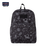 JANSPORT杰斯伯书包轻便双肩包男女旅行包简约背包电脑包学生校园 4QUEGX9航天物语-隔层+侧袋