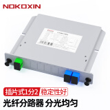诺可信（Nokoxin）电信级插卡式分光器一分二1：4插片式光纤分路器1分8/16 SC尾纤 1分2插片式SC/UPC（电信移动联通）
