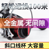 佳钓尼（JIADIAONI）路亚纺车轮全金属渔轮无间隙远投专用鱼轮鱼线轮海竿轮 ck3000