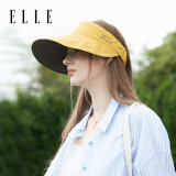 ELLE防晒帽女遮阳帽空顶太阳帽子春秋防紫外线双面戴礼物送女友