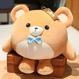 澳捷尔正版蛋仔派对公仔玩偶仔仔熊失心熊jk妹抱枕娃娃毛绒玩具生日礼物 正版蛋仔·仔仔熊 9号：21-23厘米