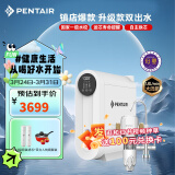 滨特尔（pentair） 净水器家用直饮净水机厨下大流量智能显示反渗透双出水无桶纯水机 E5型双出水净水器+S160前置