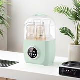 阿帕其奶瓶消毒器带烘干 暖奶消毒锅婴儿蒸汽蒸煮热辅食二三合一消毒器 大容量-绿-烘干暖奶- 8L 蒸汽消毒 云雾绿