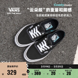 VANS范斯官方 升级款Comfy Authentic舒舒服服缓震经典帆布鞋低帮 黑色 37