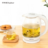 荣事达（Royalstar）电热水壶家用玻璃开水壶小煮水器泡茶快烧壶不锈钢烧水壶1.8L 白色 1.8L