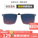 海伦凯勒眼镜夹片 时尚偏光镜男女驾驶专用太阳镜夹片H801C18