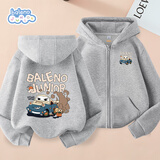 班尼路（Baleno）男童外套2025春秋款男孩休闲宽松上衣中大童秋装衣服连帽开衫童装