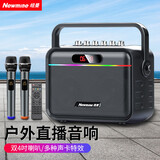 纽曼（Newmine）K97蓝牙音箱户外大音量广场舞音响小型家用收音手提便携式无线K歌地摊摆微信收款播报器乐器音箱 K112高端户外音响（双麦版）